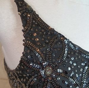 F&F Sequin Embroidered Camisole Blouse, Size 14